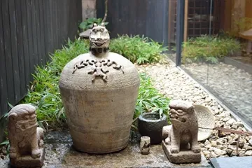 完璧に整えられた中庭